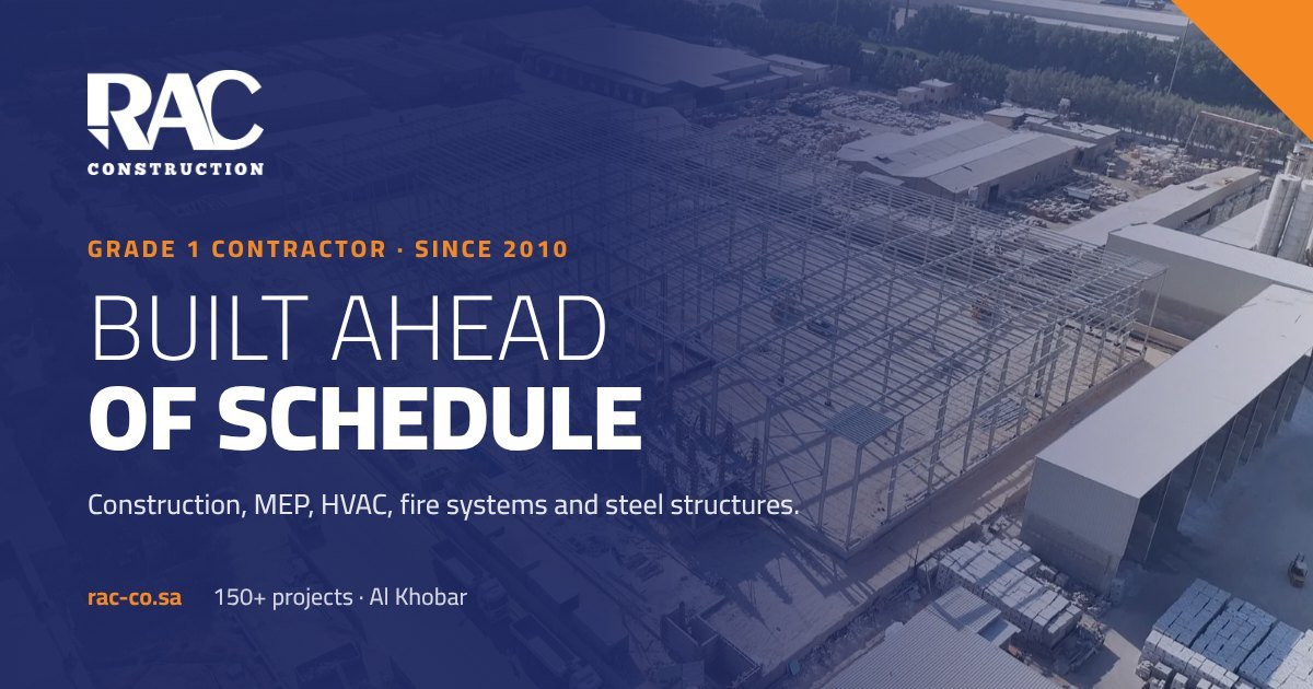 Study Quotes Less Time RAC Specialized Co. – Built ahead of schedule